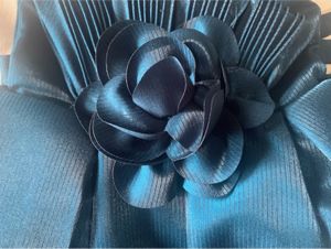 Beautiful Teal Flower Dress for Girls