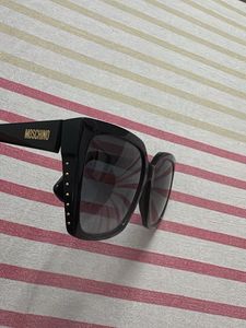 Moschino Black Oversized Sunglasses