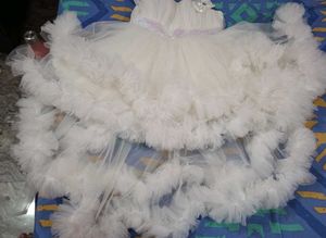 White Tulle Party Dress