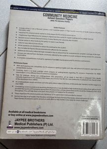 Community Medicine Solved Papers - 6th Edition