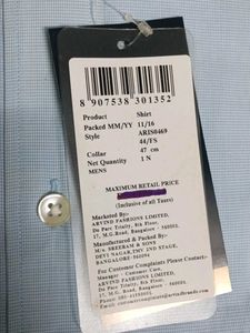 Arrow President's Collection Light Blue Dress Shir