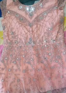 Stunning Pink Embellished Gown