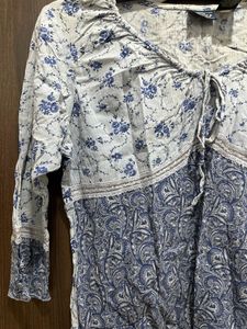 Ladies Designer Blue Top