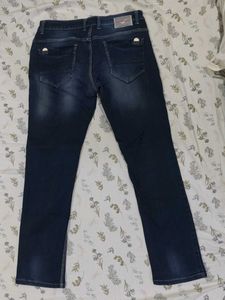 Stylish Dark Wash Denim Jeans
