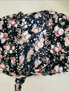 Floral Print Lehenga Choli Set