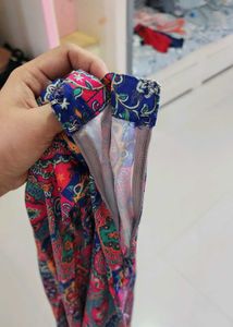 Vibrant Ethnic Print Maxi Skirt