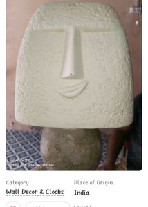 Ceremic Made Face Planter