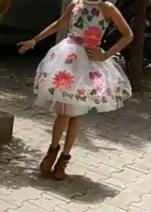 Floral Tulle Dress