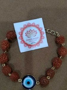 Original Rudraksha Evil Eye Bracelet