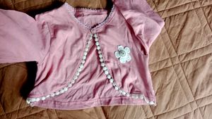 Cute Pink Baby Girl's Cardigan