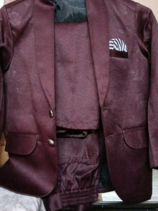 Burgundy Suit Set