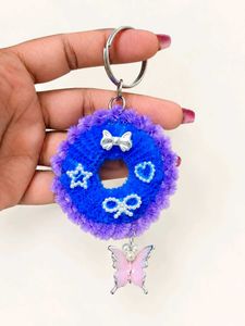Cute Handmade Scrunchie Keychains ✨🦋