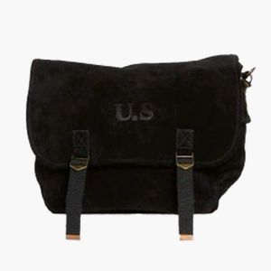 Stylish Suede Messenger Bag