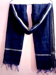 Elegant Navy Blue Dupatta