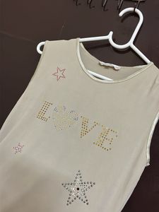y2k rhinestone top