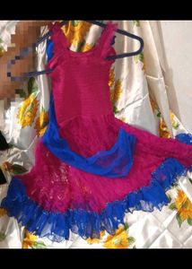 Adorable Pink Kurta Set with Butterfly Embellishme