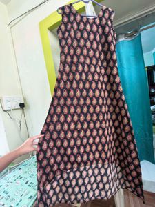 Printed high-low Kurta for Women