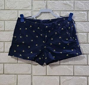 UNIQLO Mid-Rise Printed Micro Chino Shorts
