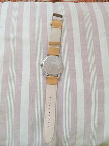 Classic Tan Leather Strap Watch