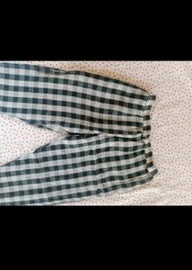 Gingham Checkered Pants