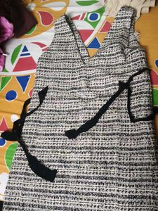 Chic Tweed winter woolen Dress
