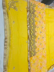 Fancy Hand Work Suit With Heavy Duptta,