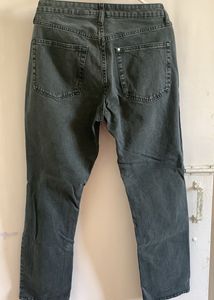 Distressed Black Denim Jeans