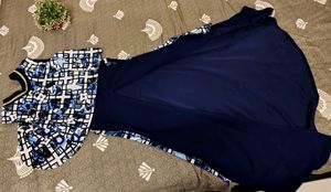 Elegant Navy Blue Ethnic Gown