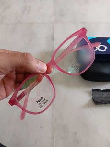 Stylish Pink Frame Glasses
