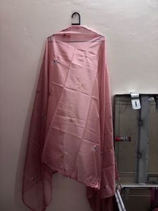 Elegant Peach Embroidered Kurta Set