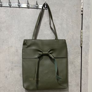 Ted Baker Olive BOW🎀 Tote Bag