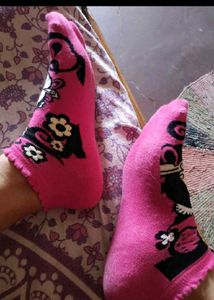 🎀Cute Pink Floral Socks for women 🎀