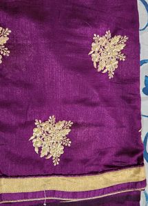 Violet Saree