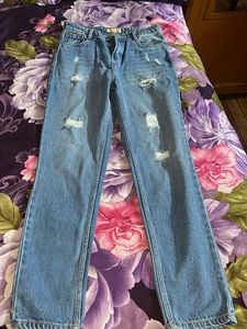 Distressed Denim Jeans