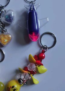 Assorted Fun Keychains 10pcs set