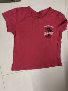 Red California Graphic T-Shirt