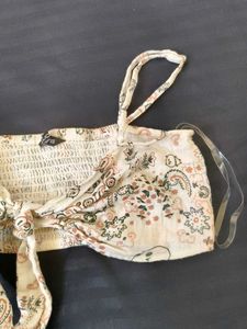 Boho Tie-Front Paisley Crop Top