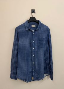 Blue Checked Casual Shirt