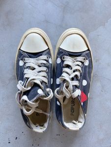 SALE:- Polka Dot Canvas Sneakers