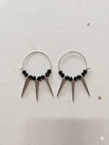 Unique Spike Hoop Earrings