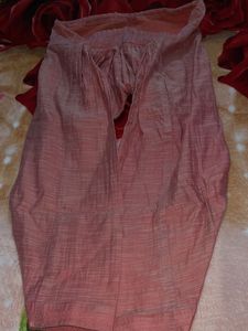 Elegant Cream Kurti with Pink Embroidery