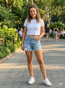 vintage denim shorts