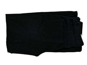 Black straight fit denim jeans