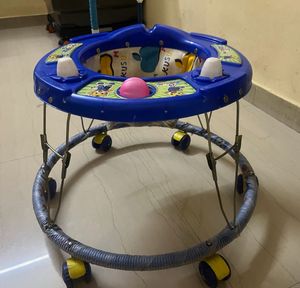 Blue Baby Walker with Toys