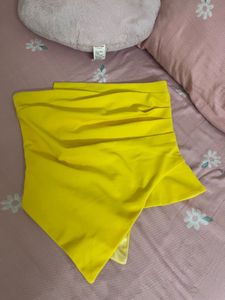 Yellow Off Shoulder Top