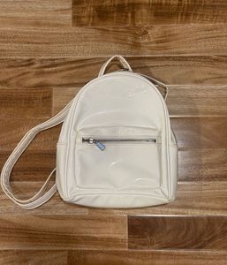 White Mini Backpack
