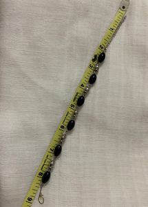 Chic Black Beaded Handmade Bracelet