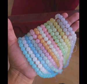 Premium Glass Beaded Bracelets With Charms
