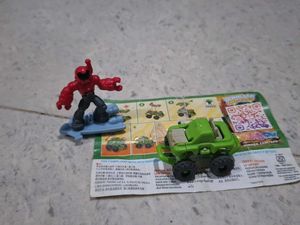 Kinder Surprise Action Figure and Vehicle