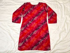 Vibrant Floral Kurta Set with Dupatta